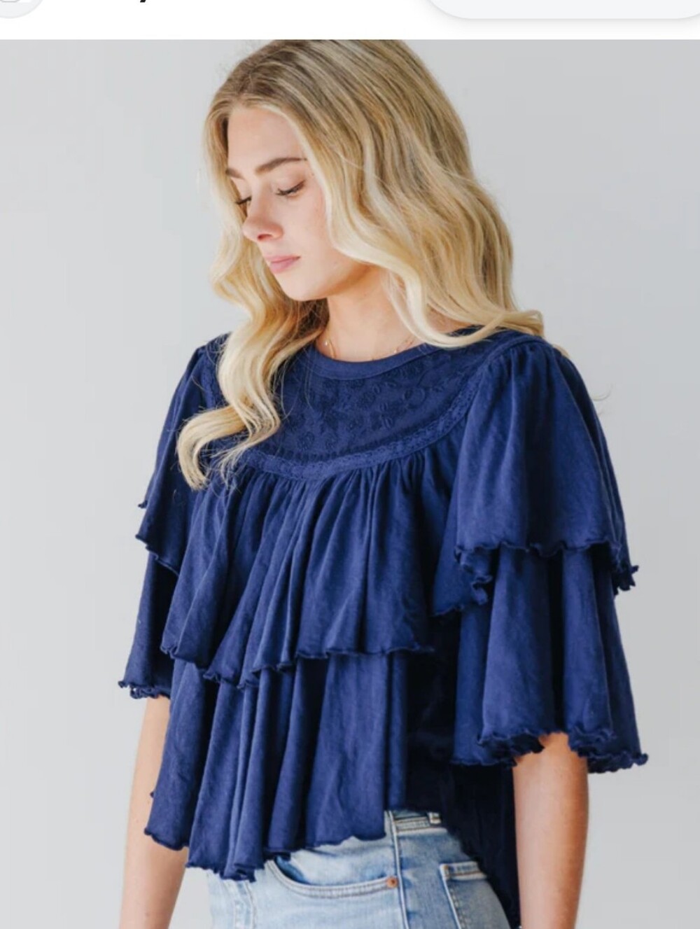 NWT XL Free People Rose Party Tee